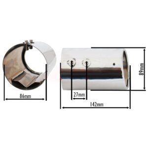 Prohromski nastavak ukras 13, Audi, Vw 87mm