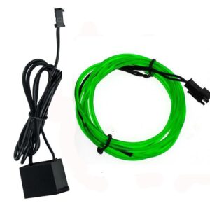 Led elektricno vlakno - zeleno 2m