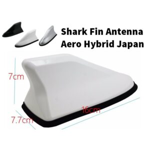 Auto antena shark fin sa prijemnikom - bela