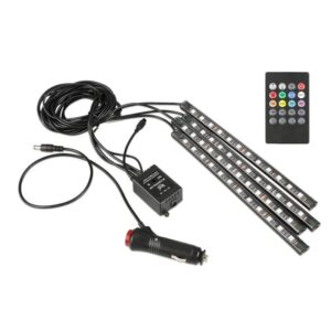 Led dekorativna traka 4 stapa za enterijer auta daljinski