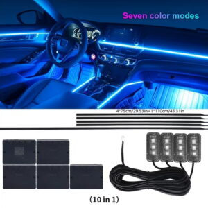 RGB Led ambijentalno osvetljenje 7 boja -10 u 1